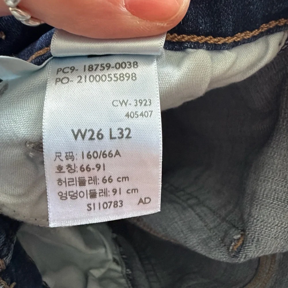 Never worn - Levi's Dark Blue Boot Cut Jeans